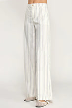 Load image into Gallery viewer, Annabelle Crop Wide Leg - Savoy Navy Stripe
