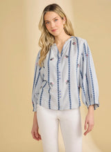 Load image into Gallery viewer, Indigo Beaded Shirt
