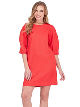 Load image into Gallery viewer, Red Stitched Dress
