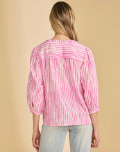 Load image into Gallery viewer, Fuchsia Gauze Popover Top
