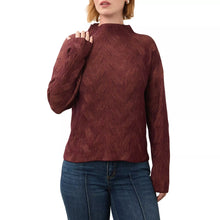 Load image into Gallery viewer, Plated Funnel/Blush Neck Basic Top
