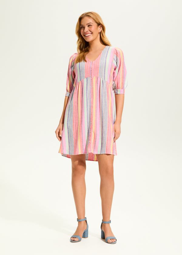 FDJ - Canstr Bold Stripe Dress