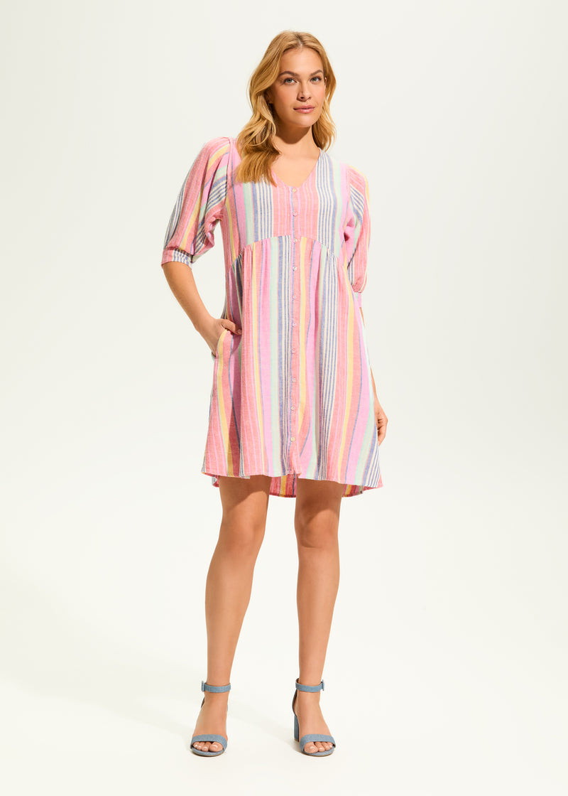 FDJ - Canstr Bold Stripe Dress