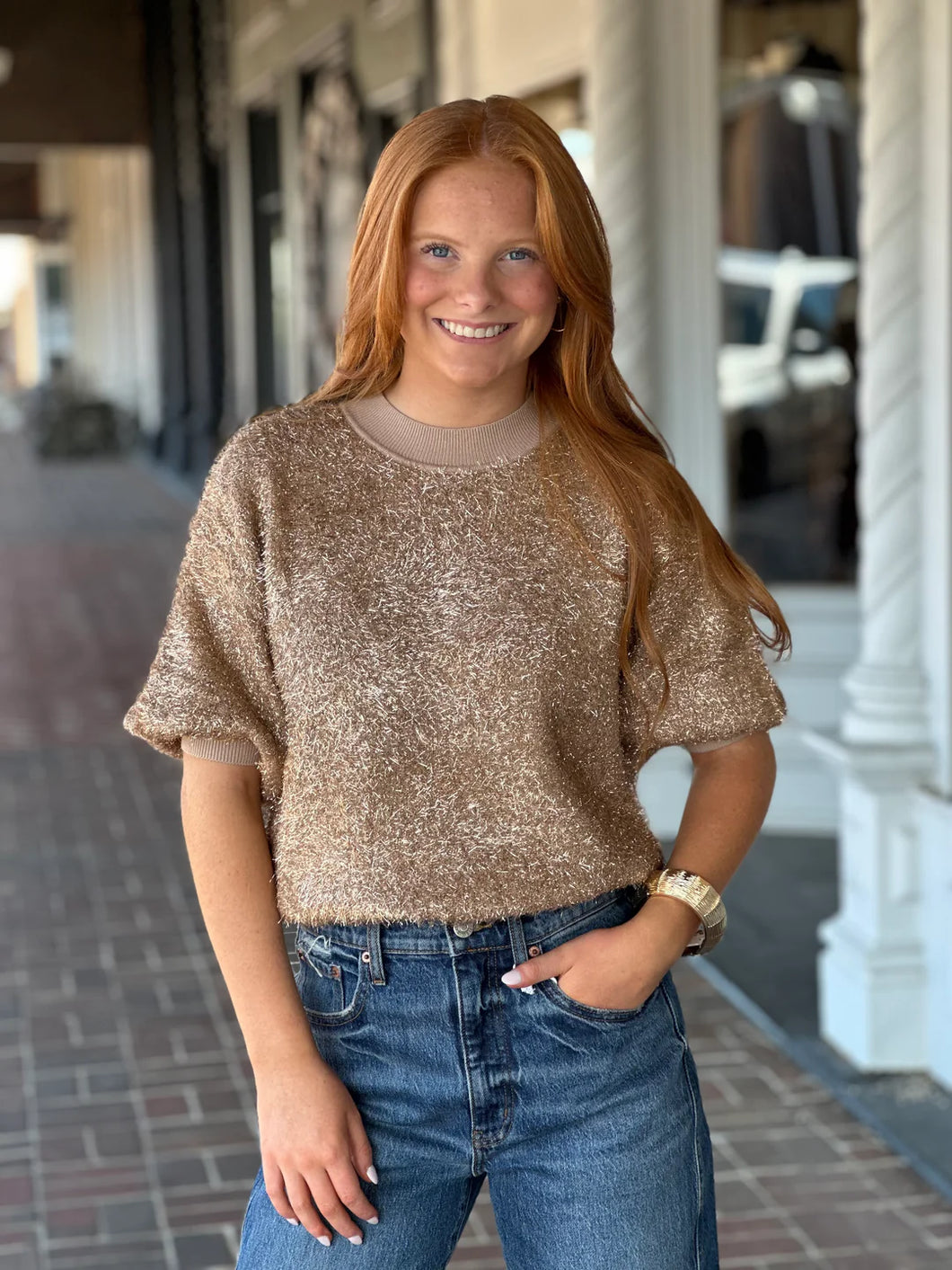 Maleni Sweater in Cooper