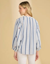 Load image into Gallery viewer, Indigo Beaded Shirt
