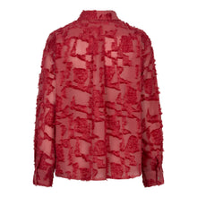 Load image into Gallery viewer, Raspberry Tattered Blouse
