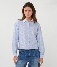 Load image into Gallery viewer, Short Striped Bow Blouse
