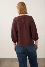 Load image into Gallery viewer, Long Sleeve Blouse- Fig
