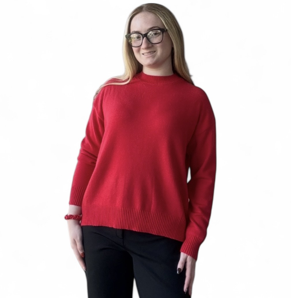 Crew Neck Solid Loose fit sweater