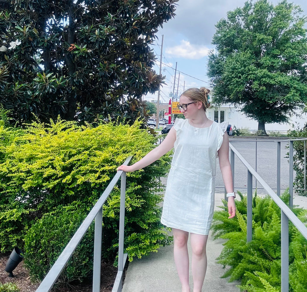 Flutter SLV shift dress