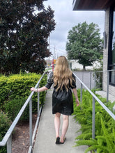 Load image into Gallery viewer, Black Vegan Leather Dress
