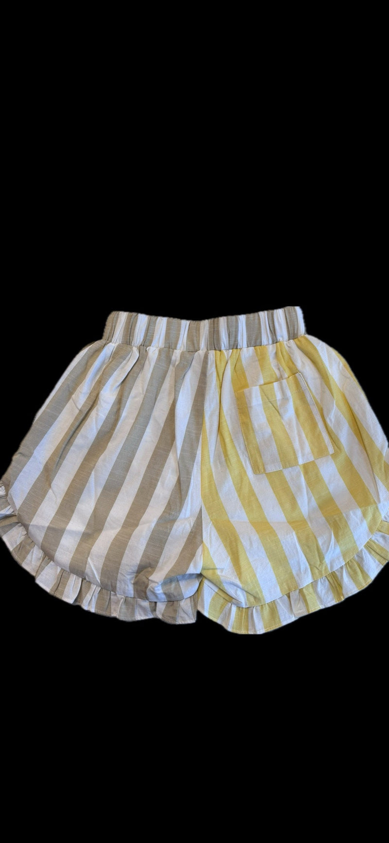 Beige/Yellow Shorts