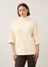 Load image into Gallery viewer, Creme Mock Neck Sweater
