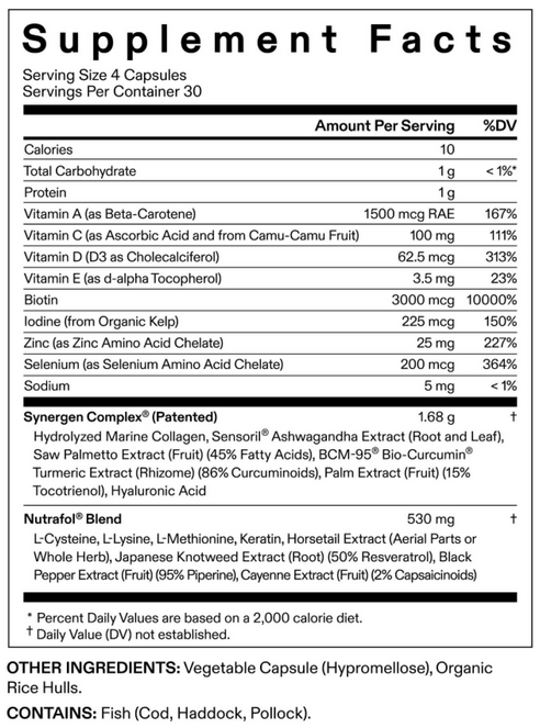 Nutrafol Hair Growth Nutraceutical Age 18-44