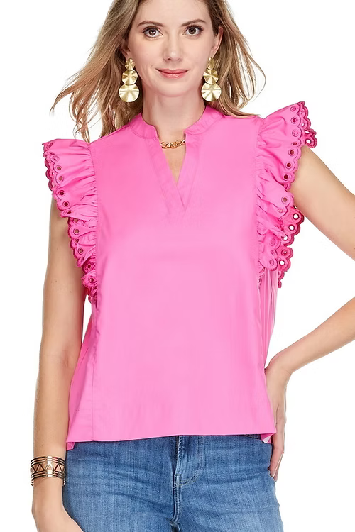 Jade Pink Flare - Jade Top