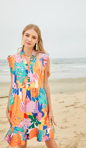 Fantasia Mini Pleated Dress - JoyJoy