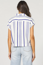 Load image into Gallery viewer, Cruz Monaco Stripe Novelty Shirt
