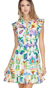 Island Art Dress - JoyJoy