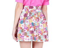 Load image into Gallery viewer, Painted Flora Pleated Skirt
