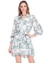 Load image into Gallery viewer, Green Calla Lilies Dress
