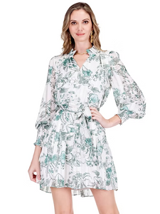 Green Calla Lilies Dress