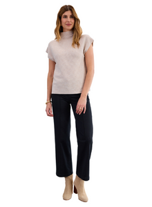 Ottoman Cap Oat Sleeve Sweater