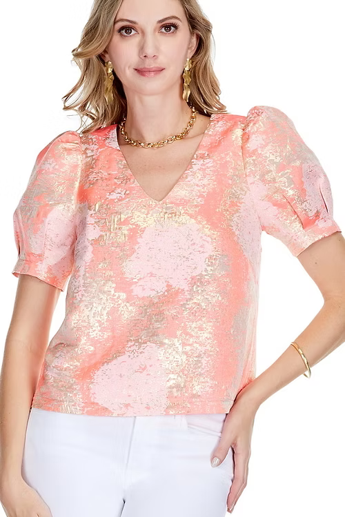 Gold Dust Top - Jade
