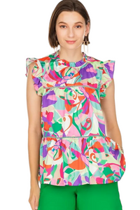 MULTI ABSTRACT TOP