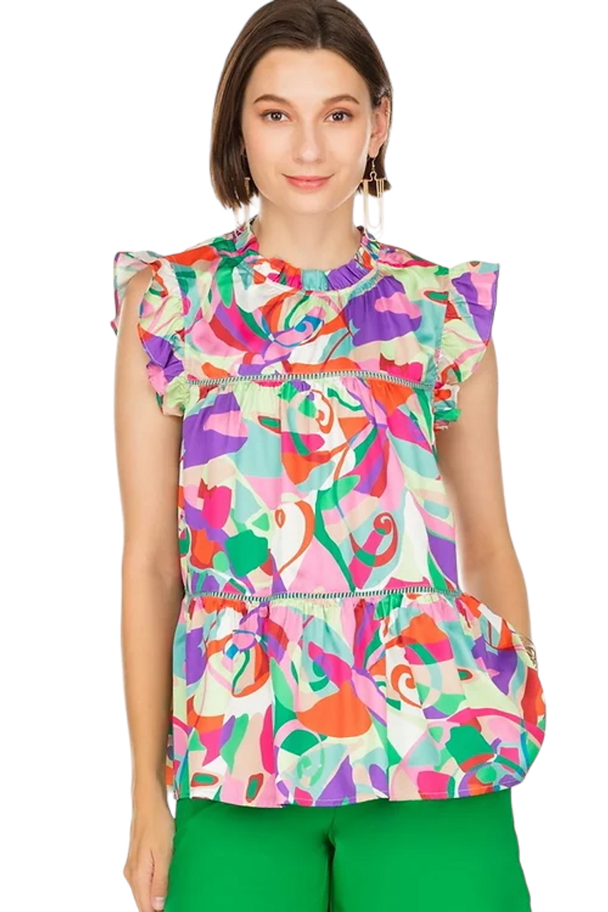 MULTI ABSTRACT TOP
