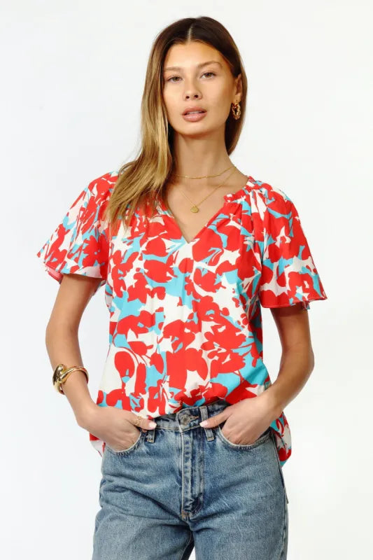 Allan Print Top