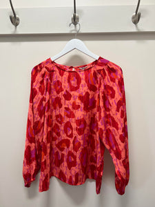 Fancy Animal Print Blouse