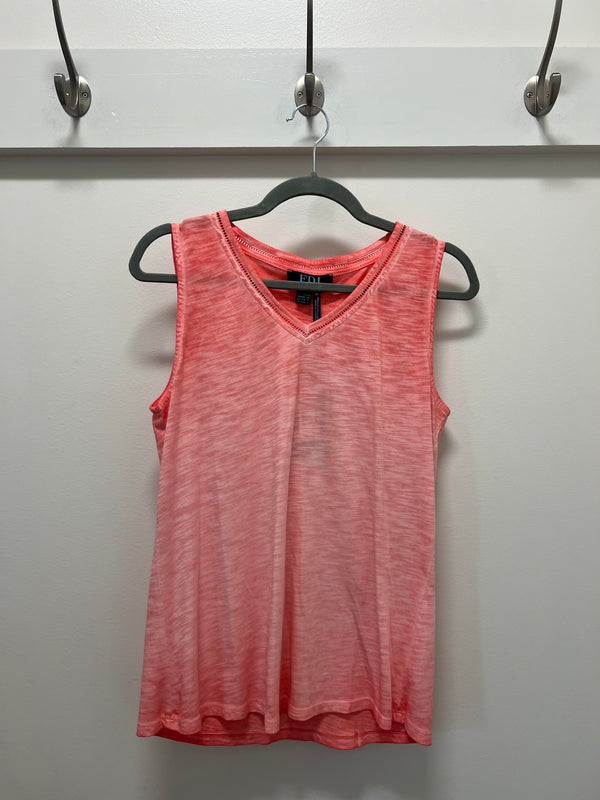 V-neck tank - pink flamingo