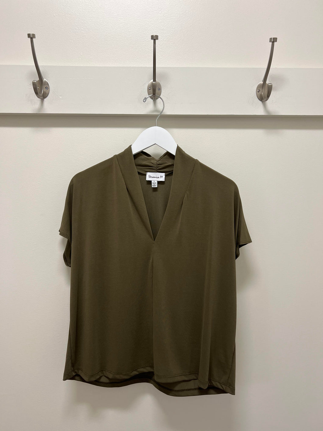 ARMY CUPRO V-NK TOP