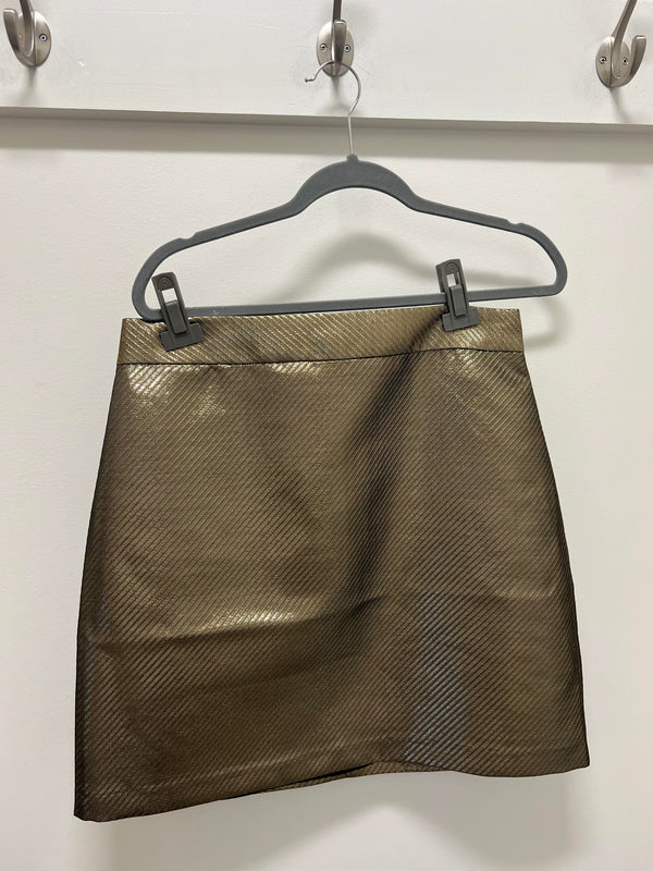skirt metallic - gold