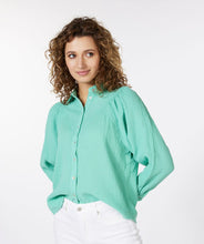 Load image into Gallery viewer, Blouse V-Detail Waffle
