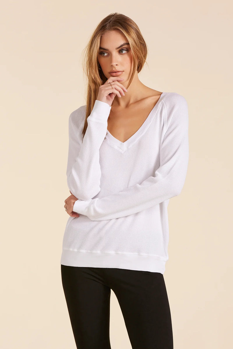 Boyfriend L/S V-NK Top