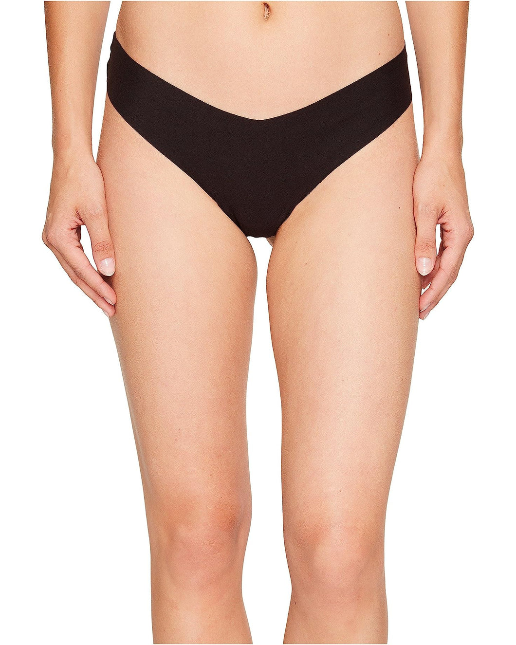 Classic Commando Cotton Thong - Black