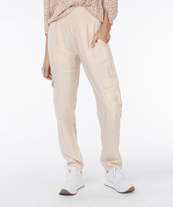 Trousers RIB cupro - sand