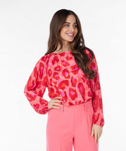 Load image into Gallery viewer, Fancy Animal Print Blouse
