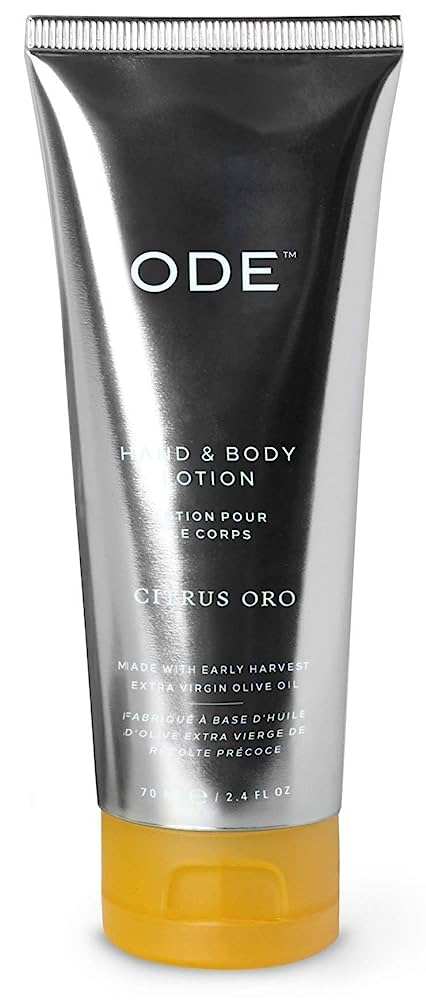 citrus oro lotion tube