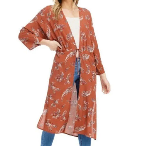 Paisley Long Kimono