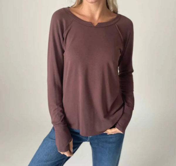 payton top [raisin]