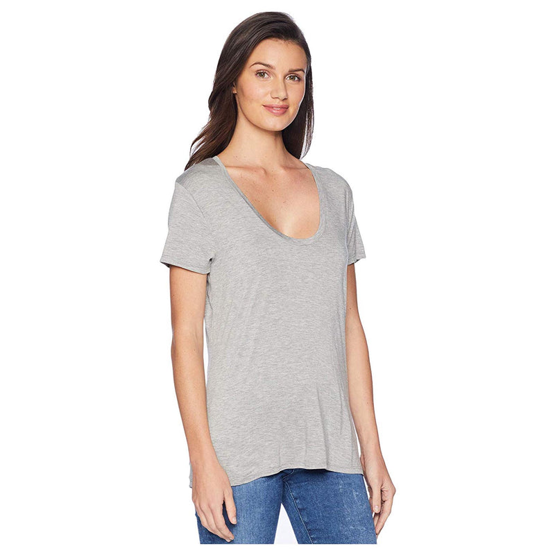 Rayon Jersey Heather Grey Tee