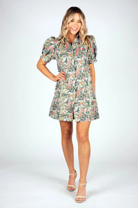 Jacquard Multi Mini Dress