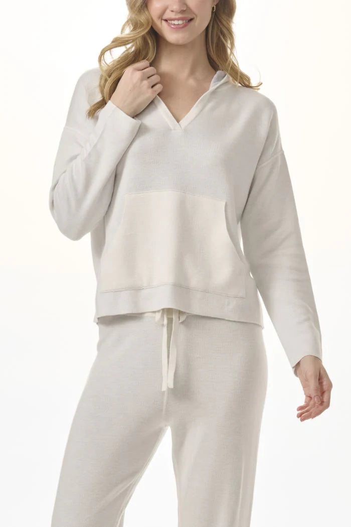 sydney sweater hoodie - pale oak