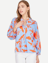 Load image into Gallery viewer, Red Toucan Trimmed Blouse
