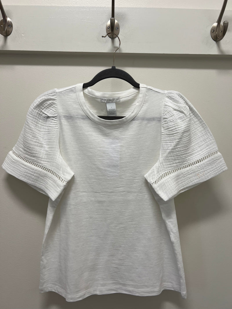 white cotton top