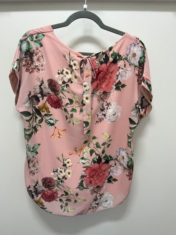 WOMENS S/S TOP - PINK