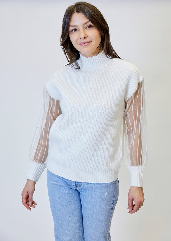 MIX MEDIA SWEATER