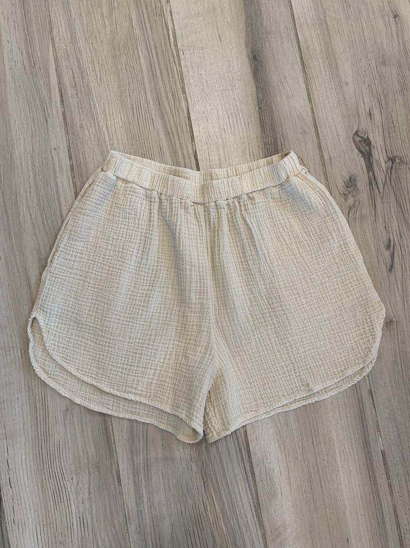 Gauze Shorts - Tan